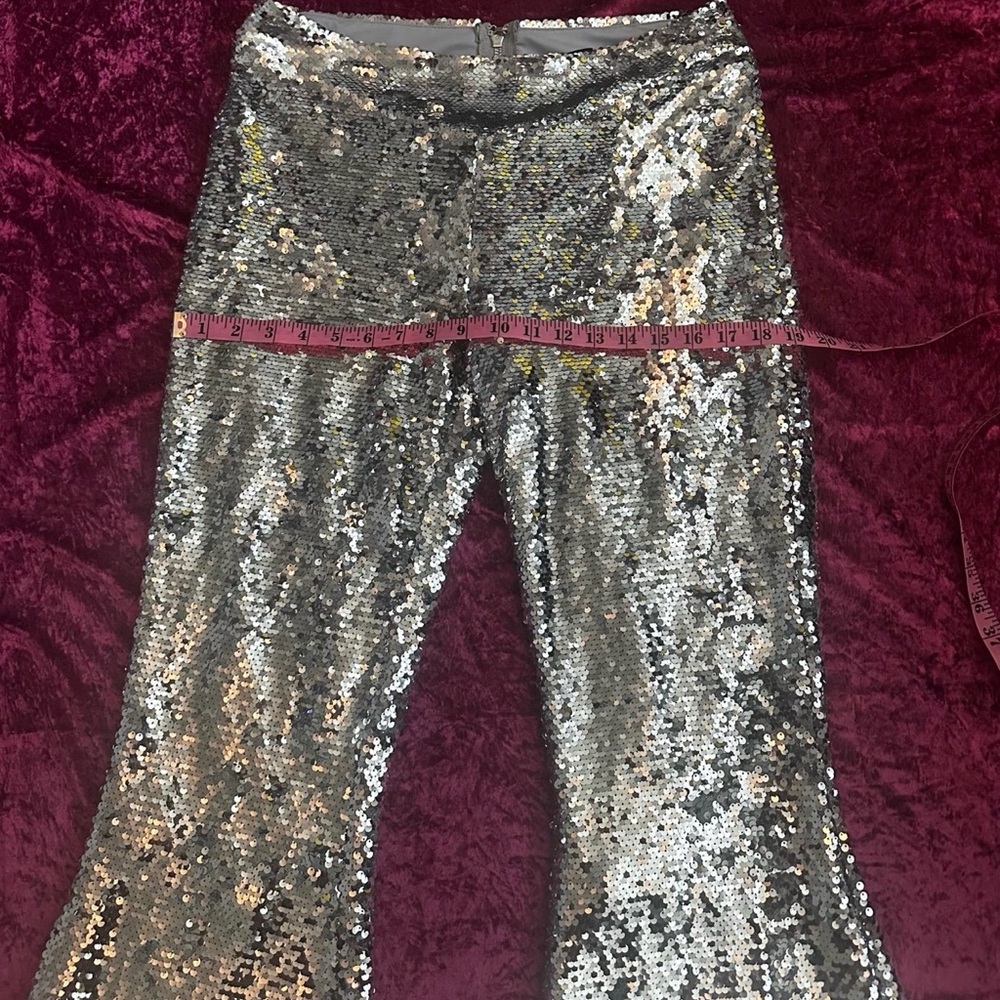 Silver Sequin Club EXX pants - Picture 4 of 9